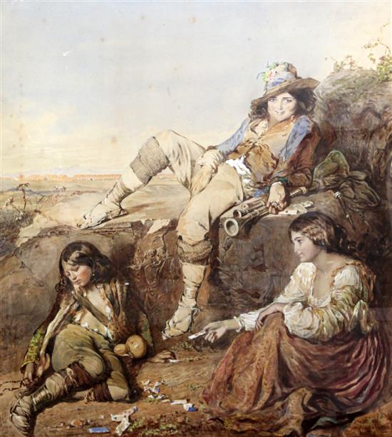Elizabeth Murray (1815-1882) The Victor 27.5 x 24.5in.